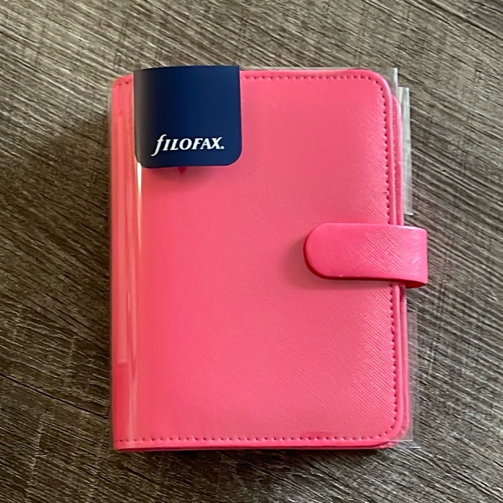 Filofax Saffiano Pocket Peony